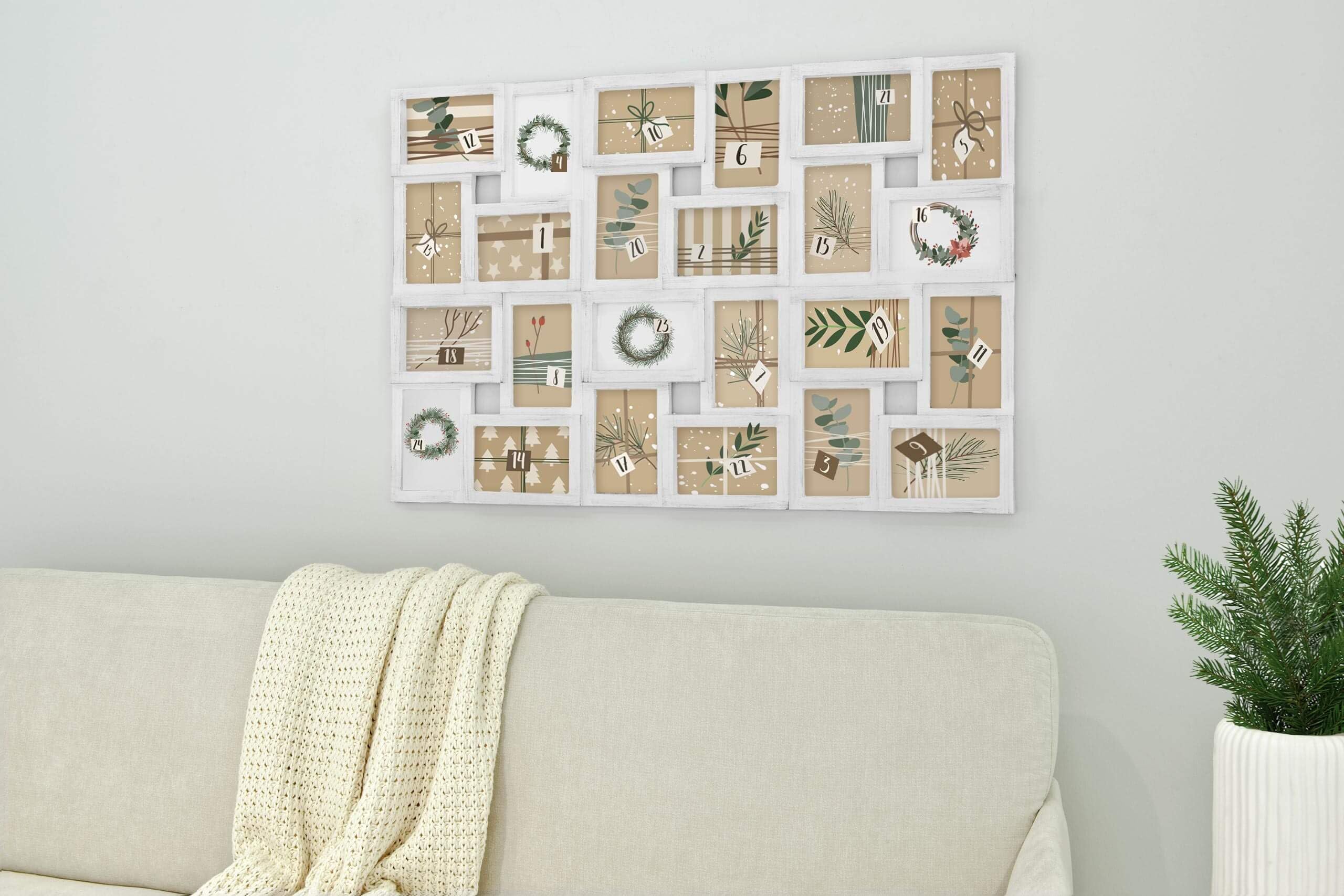 accent by nielsen vintage houten lijst, 24x30 cm, wit