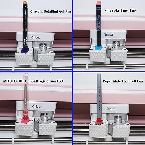 Miniatura 6 de Juego de adaptadores de bolígrafo compatibles con Cricut (Explore Air 3, Air 2, Air y Maker 3, Maker), 14 adaptadores de bolígrafo compatibles con