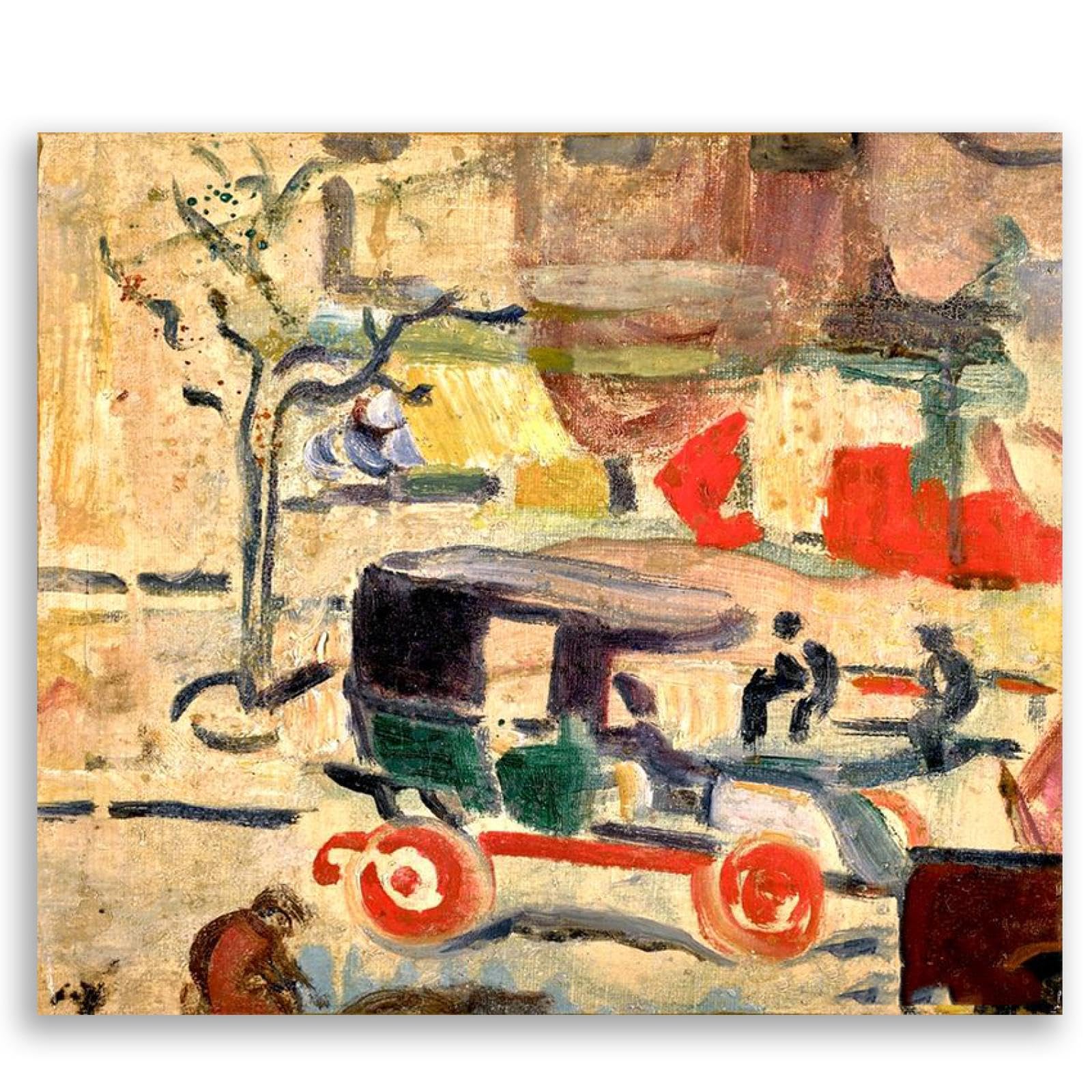 Posters impression giclée abstraite Taxi déco murale - 5
