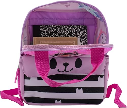 Miniatura 4 de AI ACCESSORY INNOVATIONS Mini mochila de 12 pulgadas para niños y niñas, mochila escolar para preescolar y jardín de infantes, con bolsillo frontal