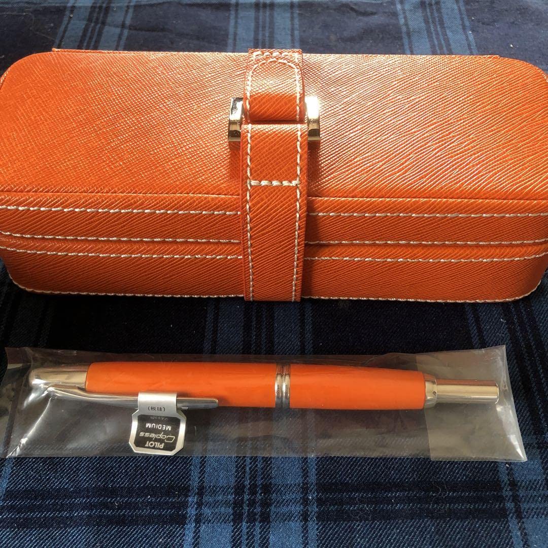 新品★2007年限定★PILOT パイロット　キャップレス　万年筆　オレンジ Amazon | パイロット キャップレス2007年限定万年筆 オレンジ 中字