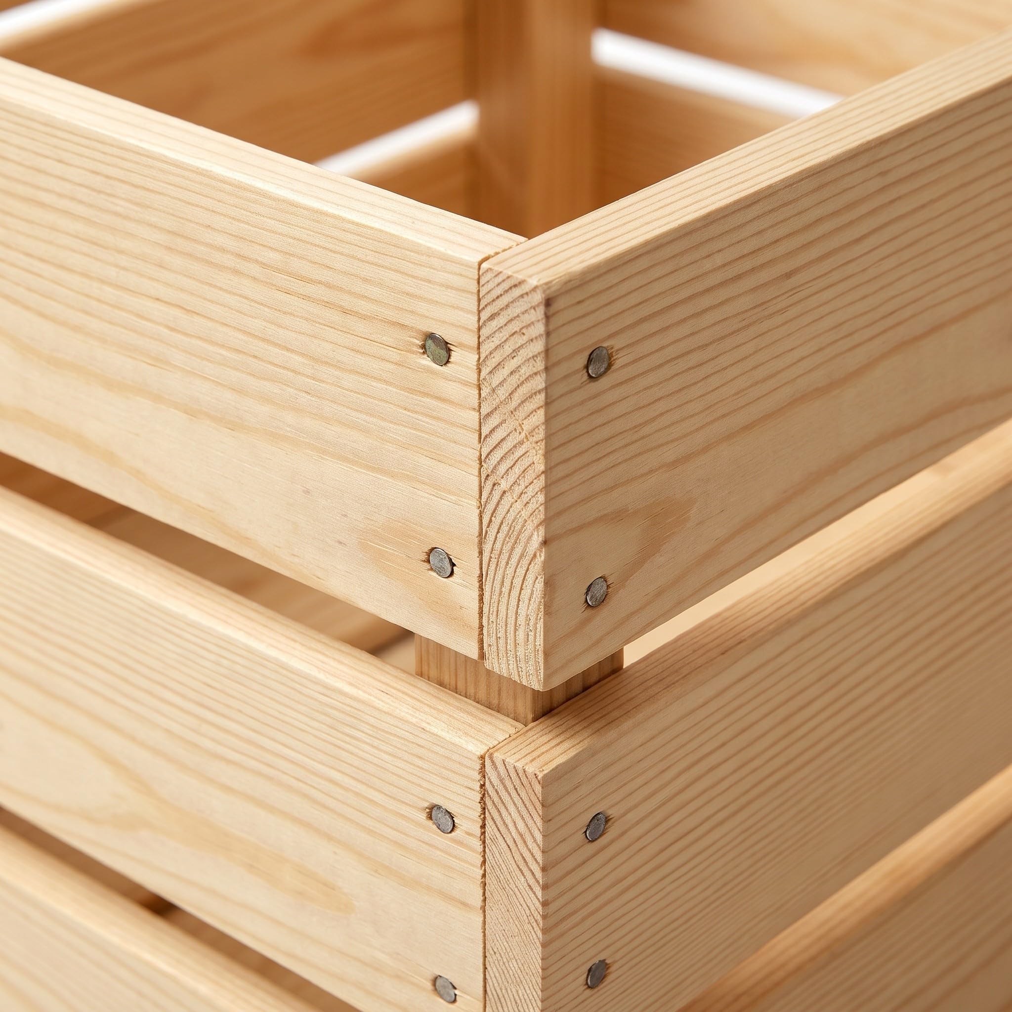 LABRIMP Coffret à Vin en Bois 13x17x9 Pouces Poignées Rustiques