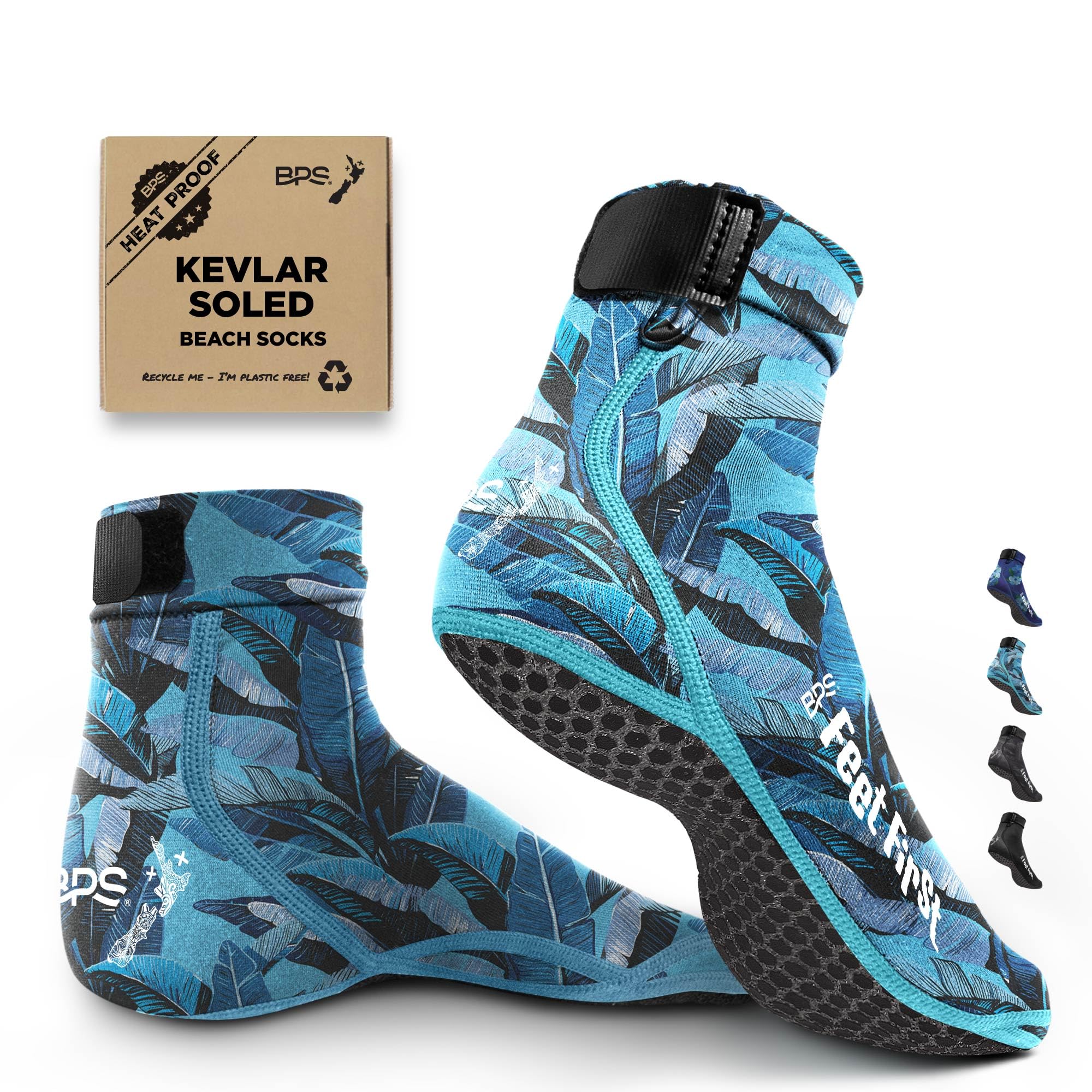 BPS 'Feet First' Beach Volleyball Socks with Kevlar Soles