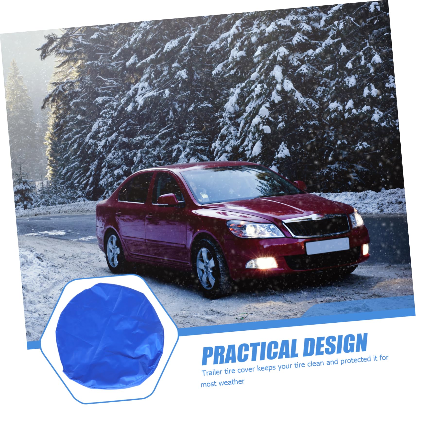 MAGICLULU 4pezzi Copriruota Protettivi Per Pneumatici Copriruota Per Rimorchi Camper Camion e Suv Design Semplice Ed Elegante Oxford Per Protezione Da Elementi Atmosferici
