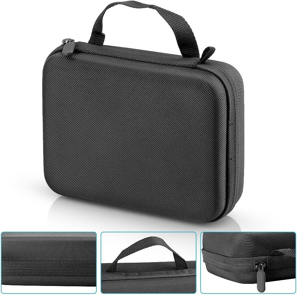 Neewer Black 8.6" x 6.5" x 2.6" / 22 x 16.5 x 6.6cm Shockproof Case with Protector Pouch for GoPro Hero 6 5 4 3+ 3 2 1 Hero Session 5 Black , SJ4000 5000 6000 DBPOWER AKASO VicTsing APEMAN WiMiUS Rollei QUMOX and Accessories