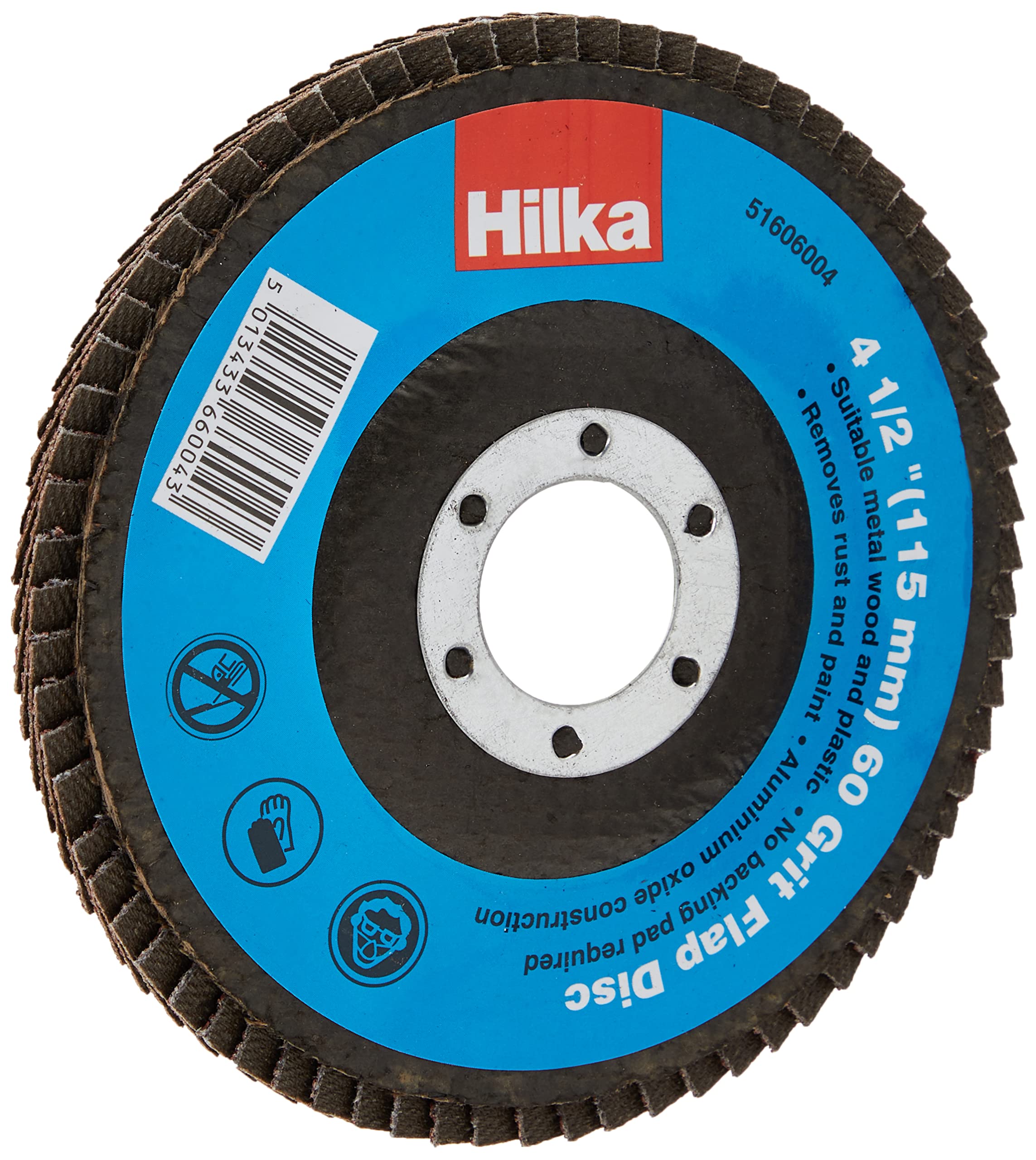 2 PACK 40 Grit 115 (4.5 Inch) Flap Sanding Disc For Angle Grinder