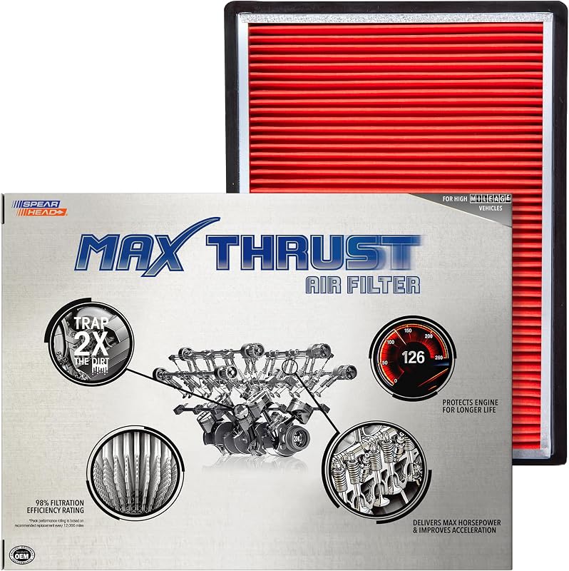 Filtro de ar do motor SPEARHEAD MT-900 para Infiniti e Nissan – 1 unidade