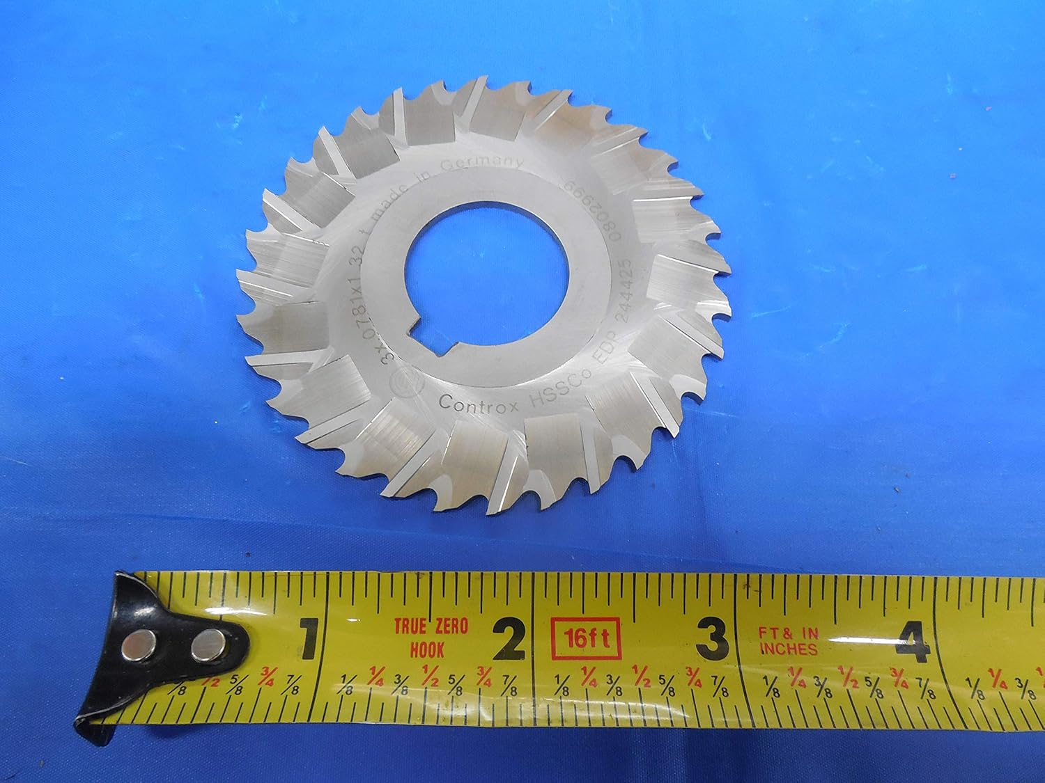 CONTROX 3" X .0781 X 1/32 Teeth HSS Cobalt Staggered Tooth Cutter 1" I.D.
