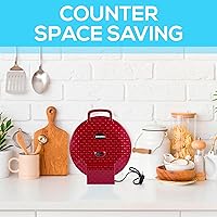 Vista 7 de Courant Pizza Maker 12 inch Pizzas Machine, Newly improved Cool-touch Handle Non-Stick plates Pizza oven & CalzoneMaker, Electric Countertop Oven