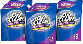 Odor Blasters Odor and Stain Remover Laundry Booster Liquid, 50 fl oz 3-Pack