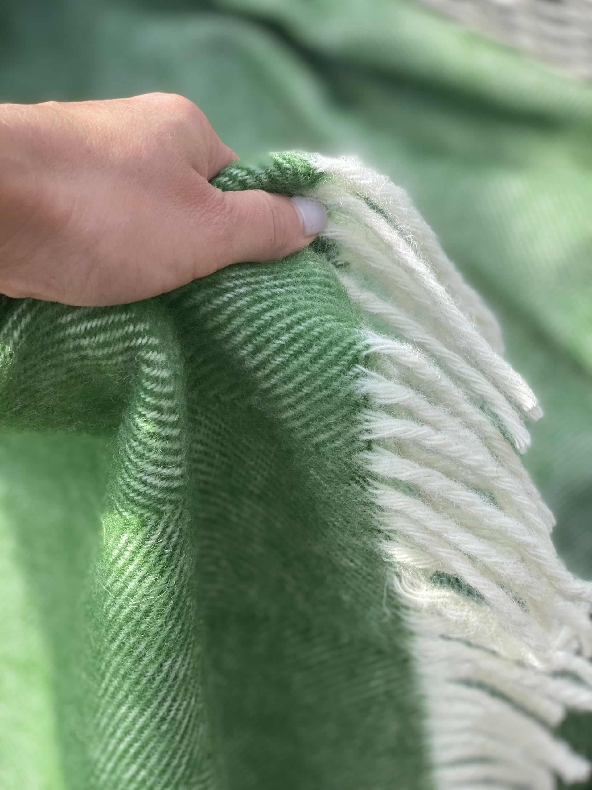 Merino Wool Bedding Deken Gooi 160 x 200 cm Plaid Dubbele Size Luxe