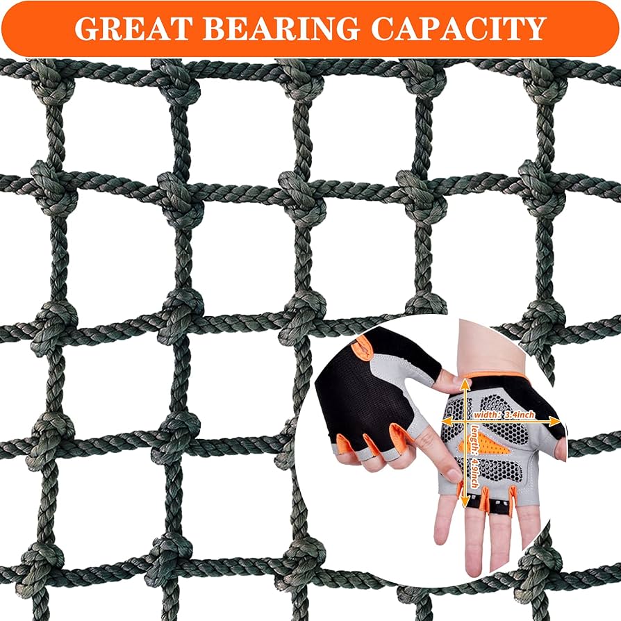 ネット ９ｍ×5ｍ、３，５ｍ×３ｍ Amazon.com: 3.3' X 9.9' Polyester Playground Net, Heavy Duty