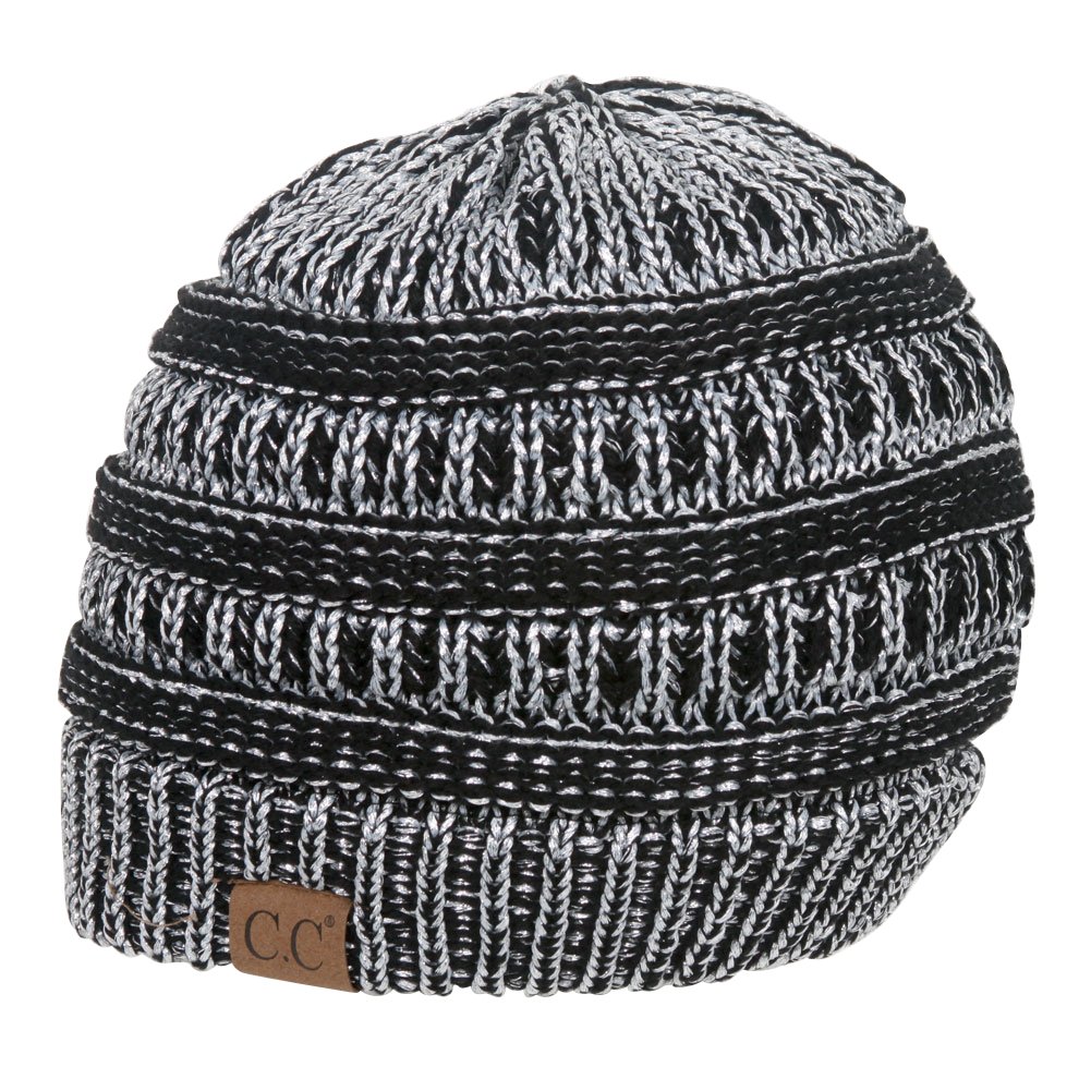 C.C Trendy Warm Chunky Soft Stretch Cable Knit Beanie Skully, Winter Mint, One Size — view 128