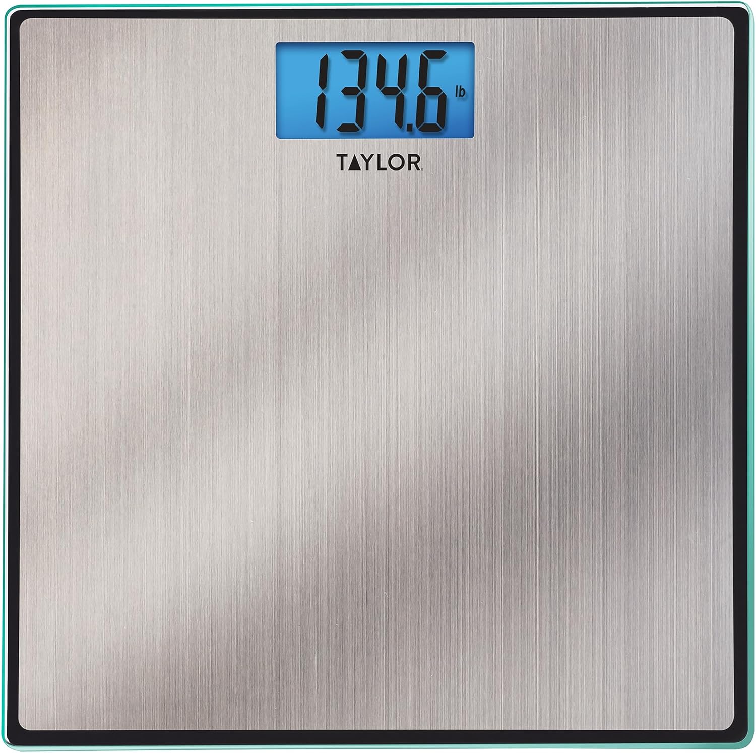 Amazon.com: Taylor Digital Scales for Body Weight, High 400 LB Capacity, Brushed Stainless Steel ...