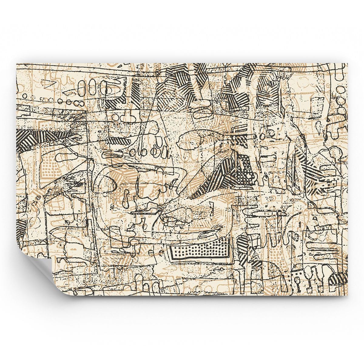 Papier peint autocollant graffiti 300x210 cm ARTTOR trompe l'œil panoramique moderne