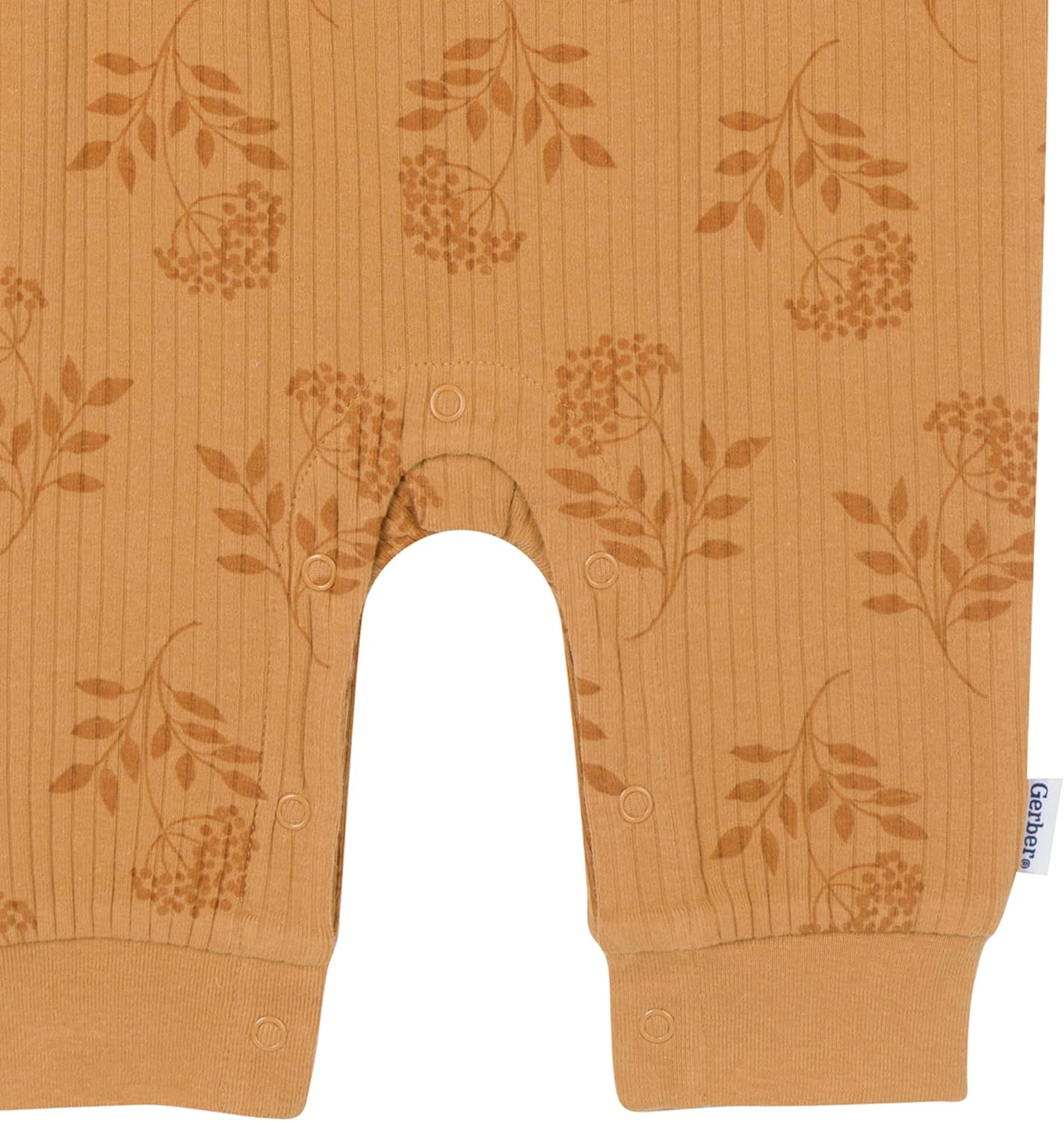 Gerber Baby Girls' Baby Girls' Ruffle-edge Romper