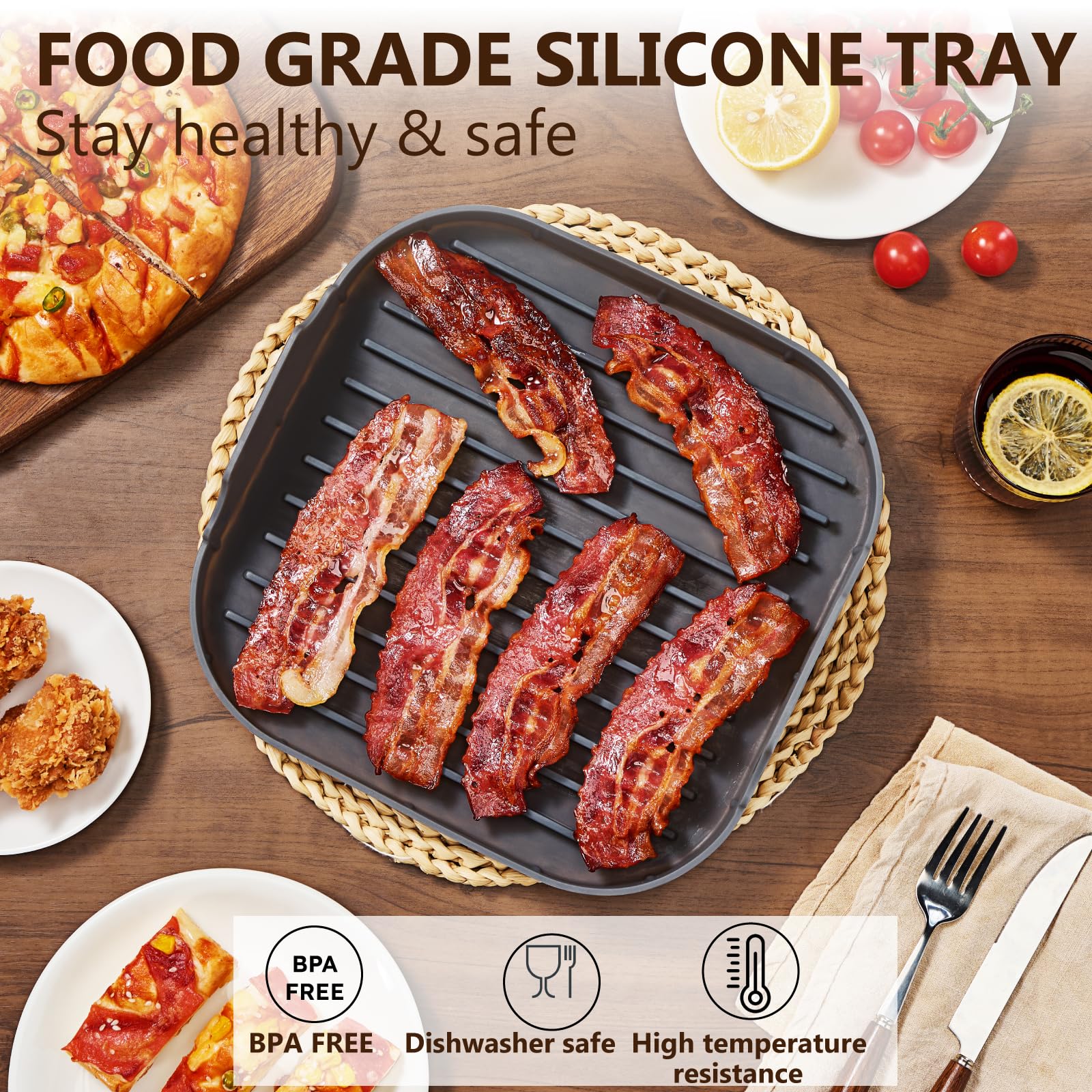 Amazon.co.jp: Jillmo ベーコン調理器 電子レンジ用 電子レンジ