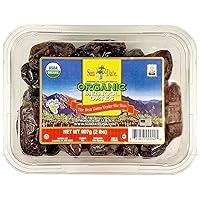 Vista 1 de Dátiles orgánicos California Medjool Dates, 2 libras, (31.99 oz)