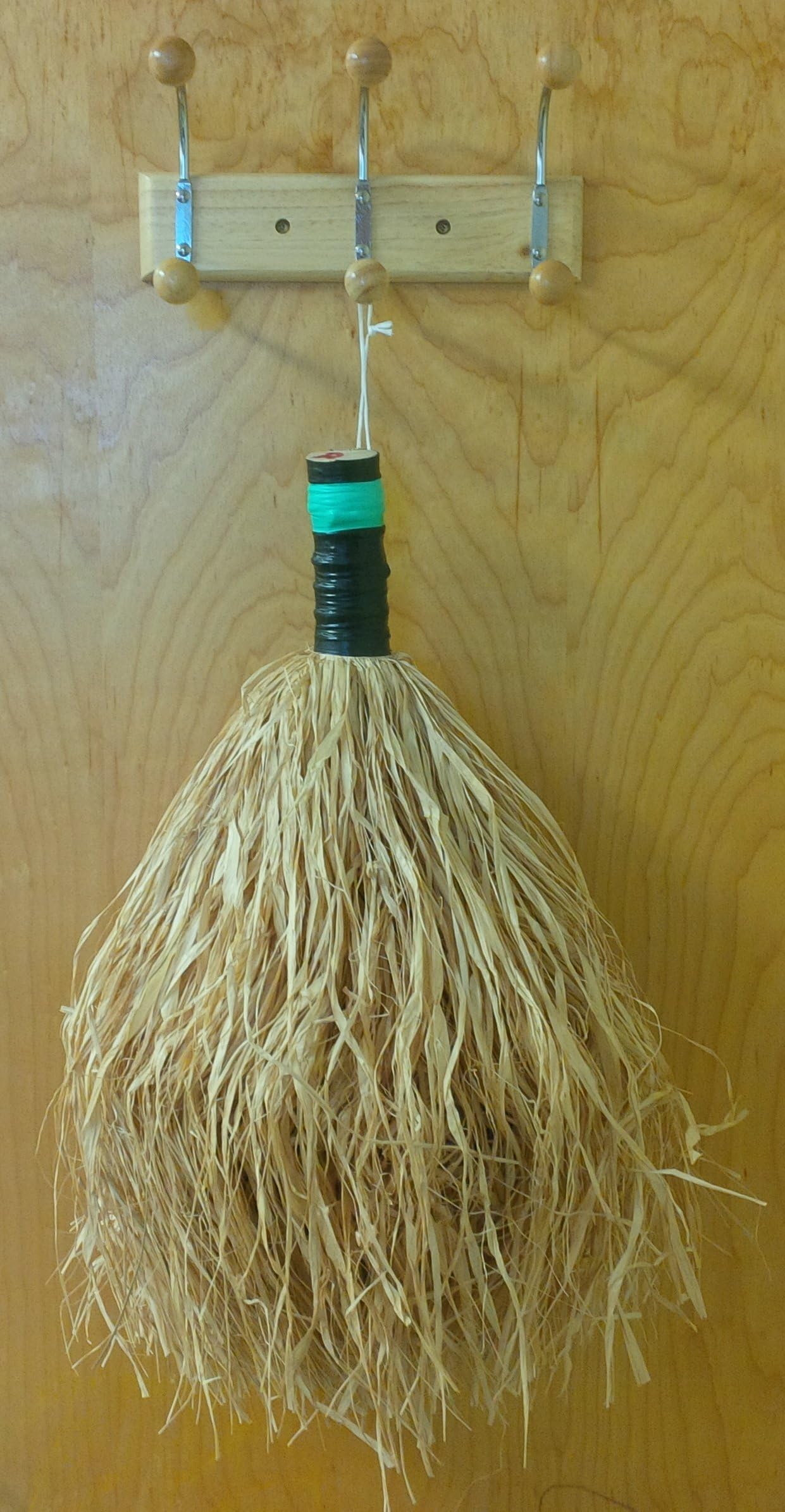 Natural Raffia Broom for Venik Massage and Platza Treatment at Spa Sauna or Steam Room.