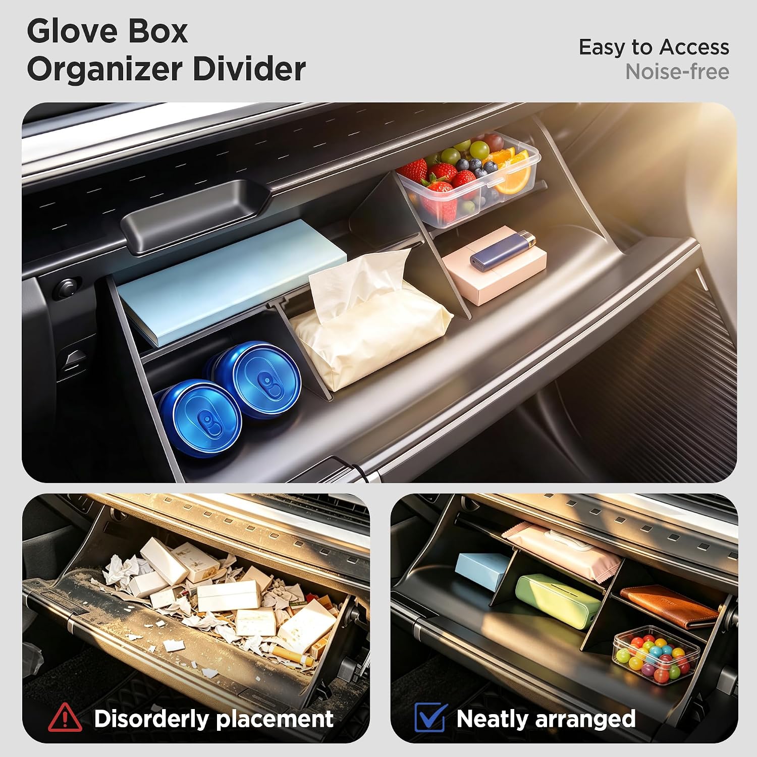 5PCS Console Organizer for Hyundai Santa Fe Accessories 2026-2024