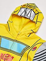 Vista 2 de Transformers Boys' Bumblebee Character Hoodies