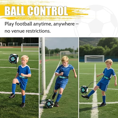 Miniatura 4 de Entrenador de fútbol, equipo de entrenamiento de práctica individual de fútbol, patada de fútbol, entrenador de malabarismos mejora el control de la