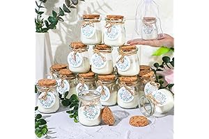 20 Pcs Shower Favors Party Candle Lavender Scented Jars - Perfect Keepsake...