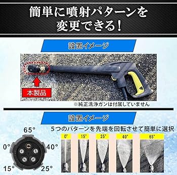 ケルヒャー 高圧洗浄機 　純正ノズルセット Amazon.co.jp: ケルヒャー高圧洗浄機対応 サイクロンジェット
