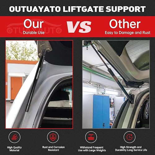 Miniatura 6 de OTUAYAUTO Soportes de elevación para portón trasero SG226029 de repuesto para Honda Pilot EX, EXL, Touring, paquete de 2