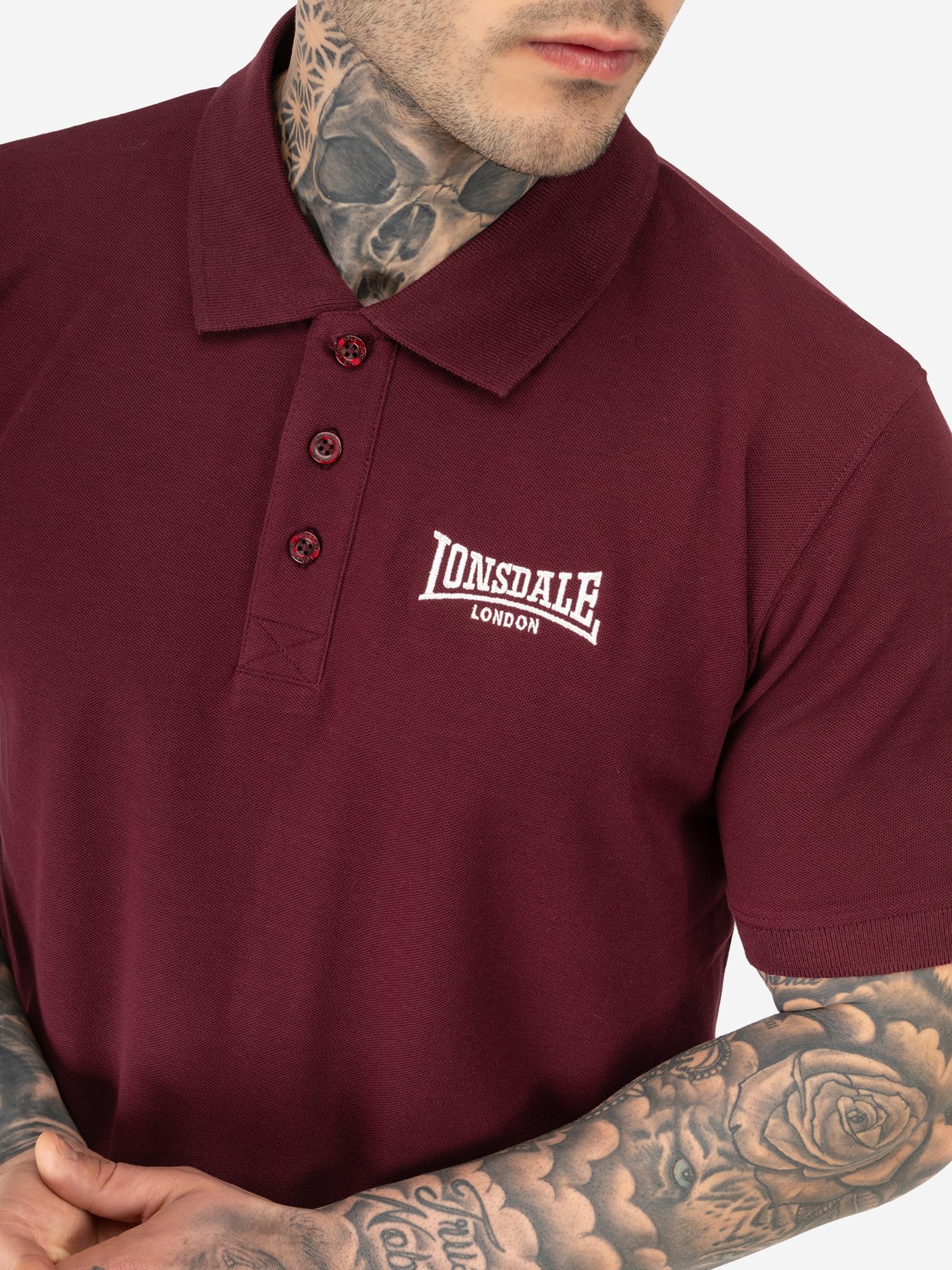 Lonsdale Herren Poloshirt Normale Passform Doppelpack LINGHOLME