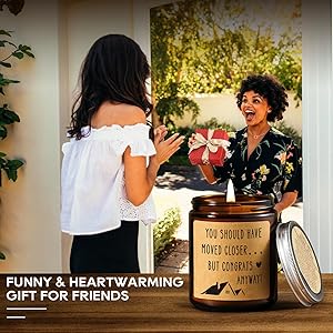 Housewarming Gifts for Women, House Warming Gifts for New Home, New House for Home, Funny Housewarming Gift Ideas, Scented Candles, Homeowner Gift for Friend