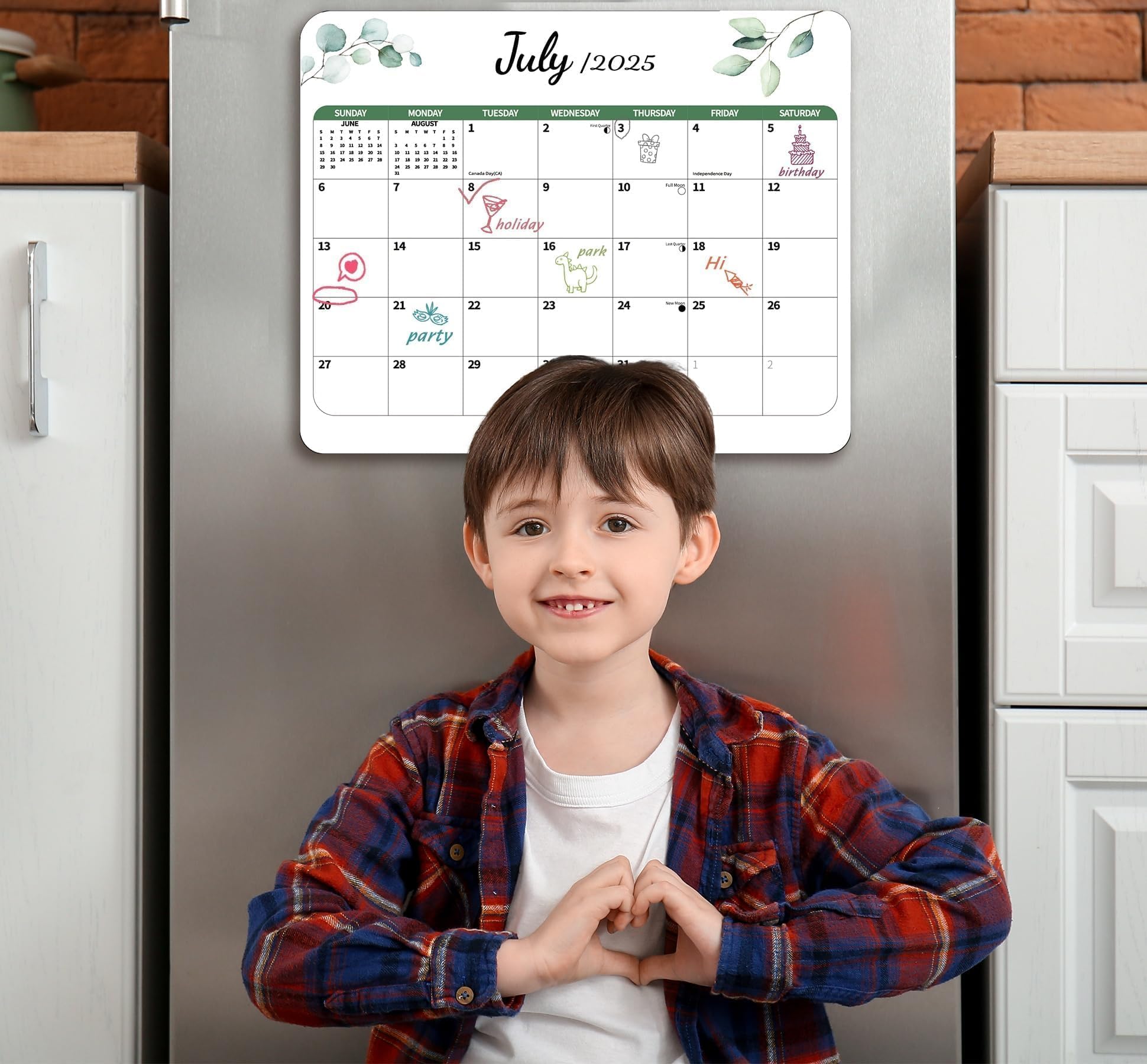 2024 Magnetic Calendar For Refrigerator Planner Fridge Wall Monthly Magnet Organization 14 Month 8 X 10 Inch Season And Holidays Decor For Kitchen Home Household - View #6