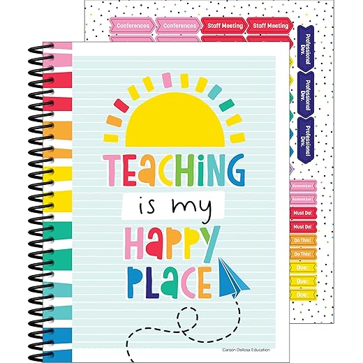 Carson Dellosa Happy Place Teacher Planner