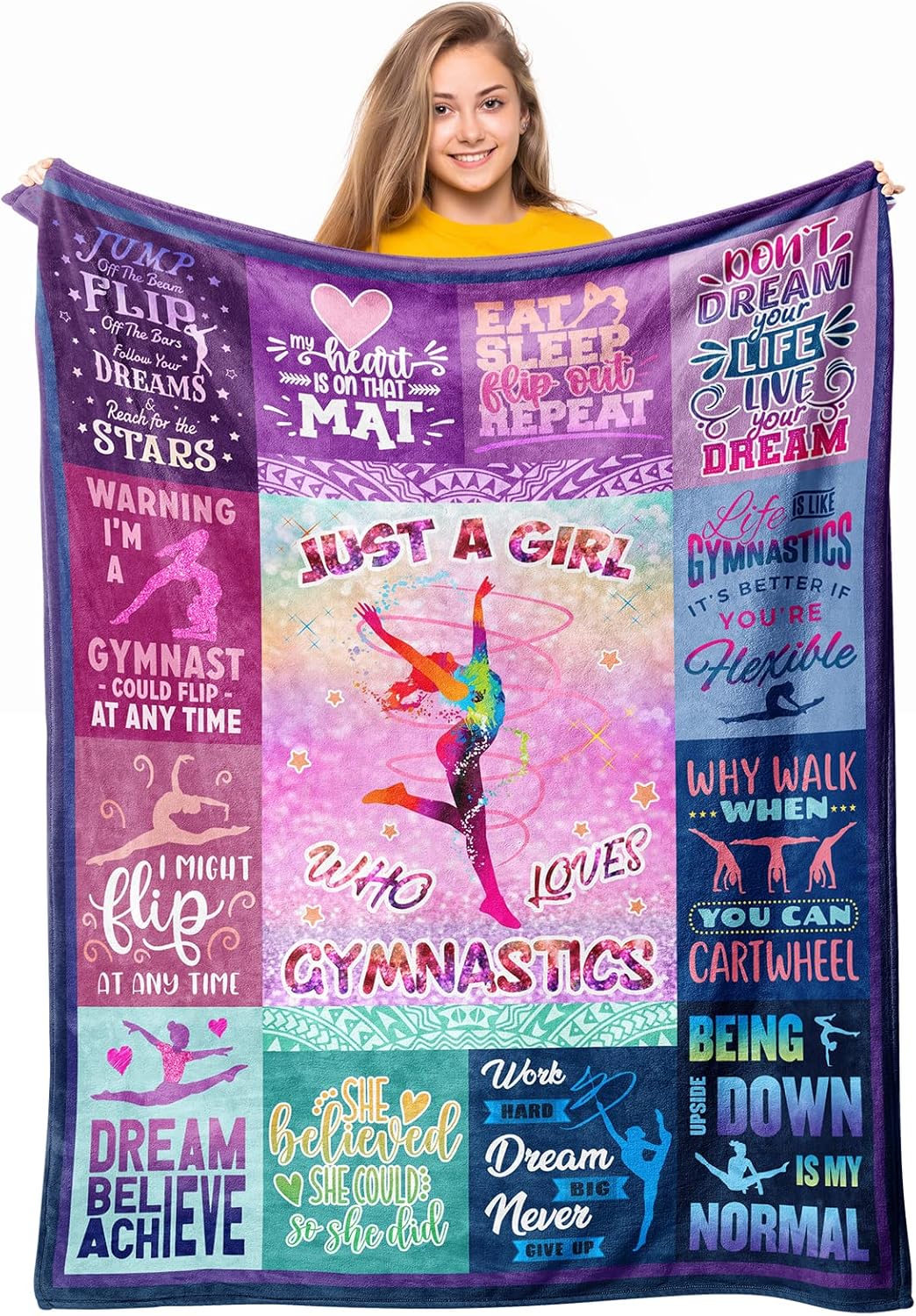 Loxezom Gymnastics Gifts for Girls, Girls Gymnastics
