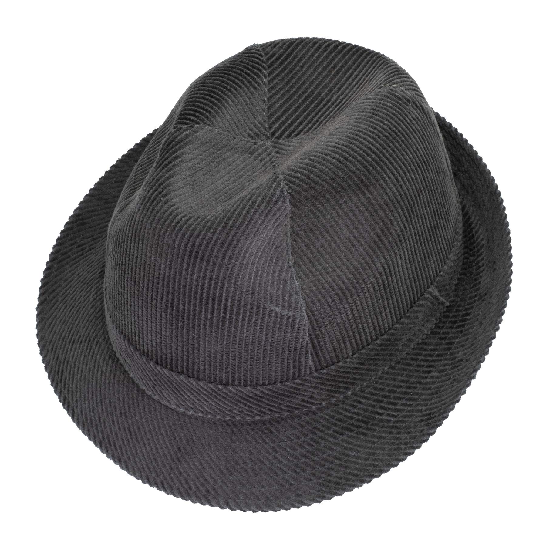 Sombrero de pana Krause Trilby estable – sombrero de tela en los colores: beige, marrón, gris, verde.