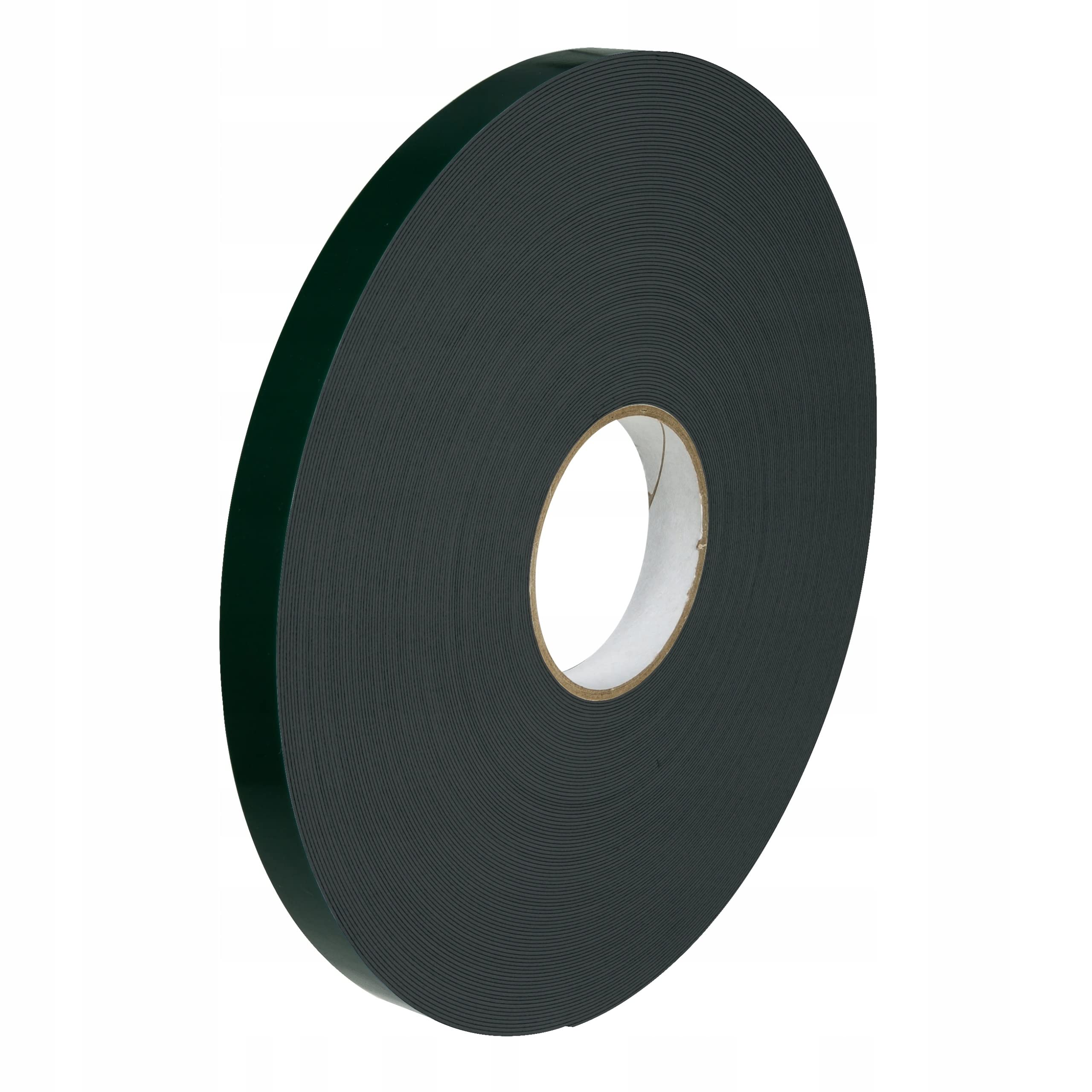 Wooden World - Double side Foam tape PE - Black foam - 1.5 mm Thick 9 mm width and 50 m long - Green spacer - Image 3