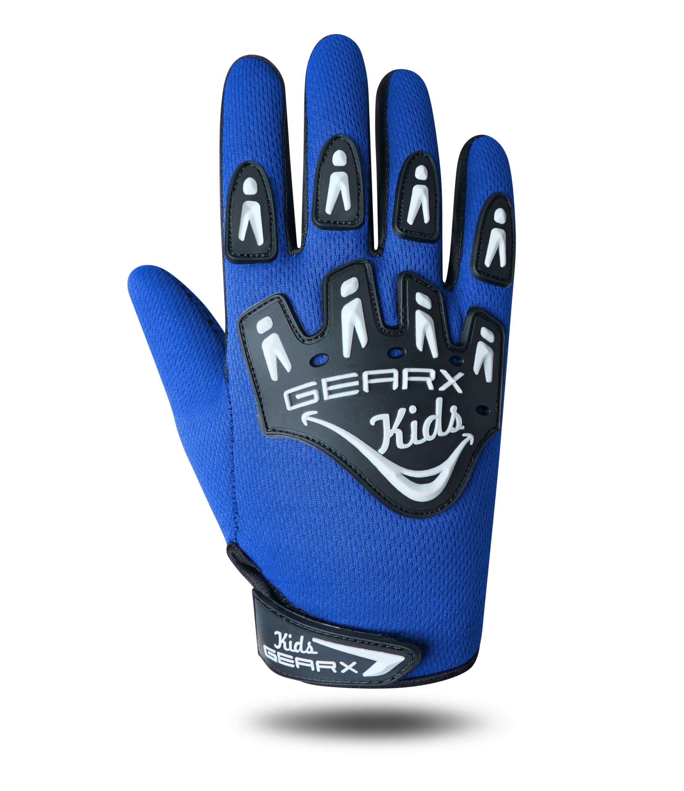 GearX Guantes de Ciclismo para niños, BMX, Bicicleta de montaña, Motocross, Enduro, Paintball, ATV, Quad, Karting, Deportes y Senderismo - 5