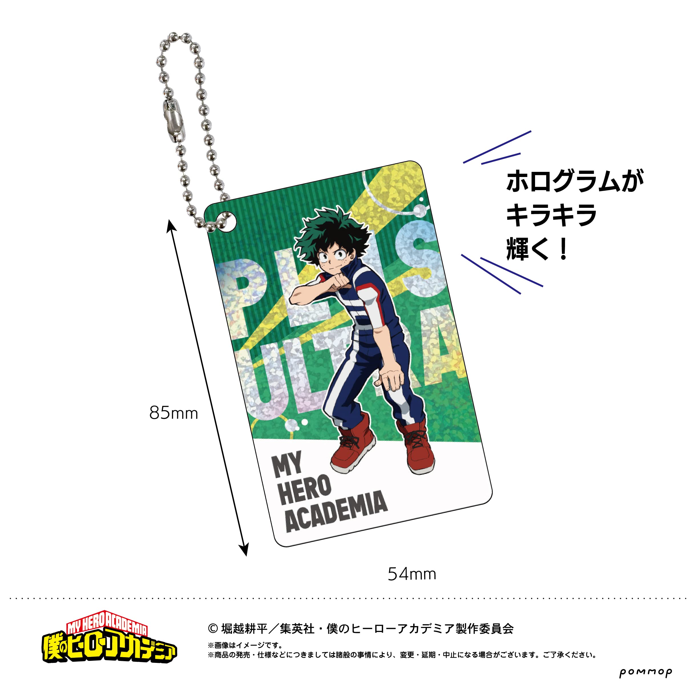Amazon.co.jp: 僕のヒーローアカデミア ビジュアルカードキーホルダー