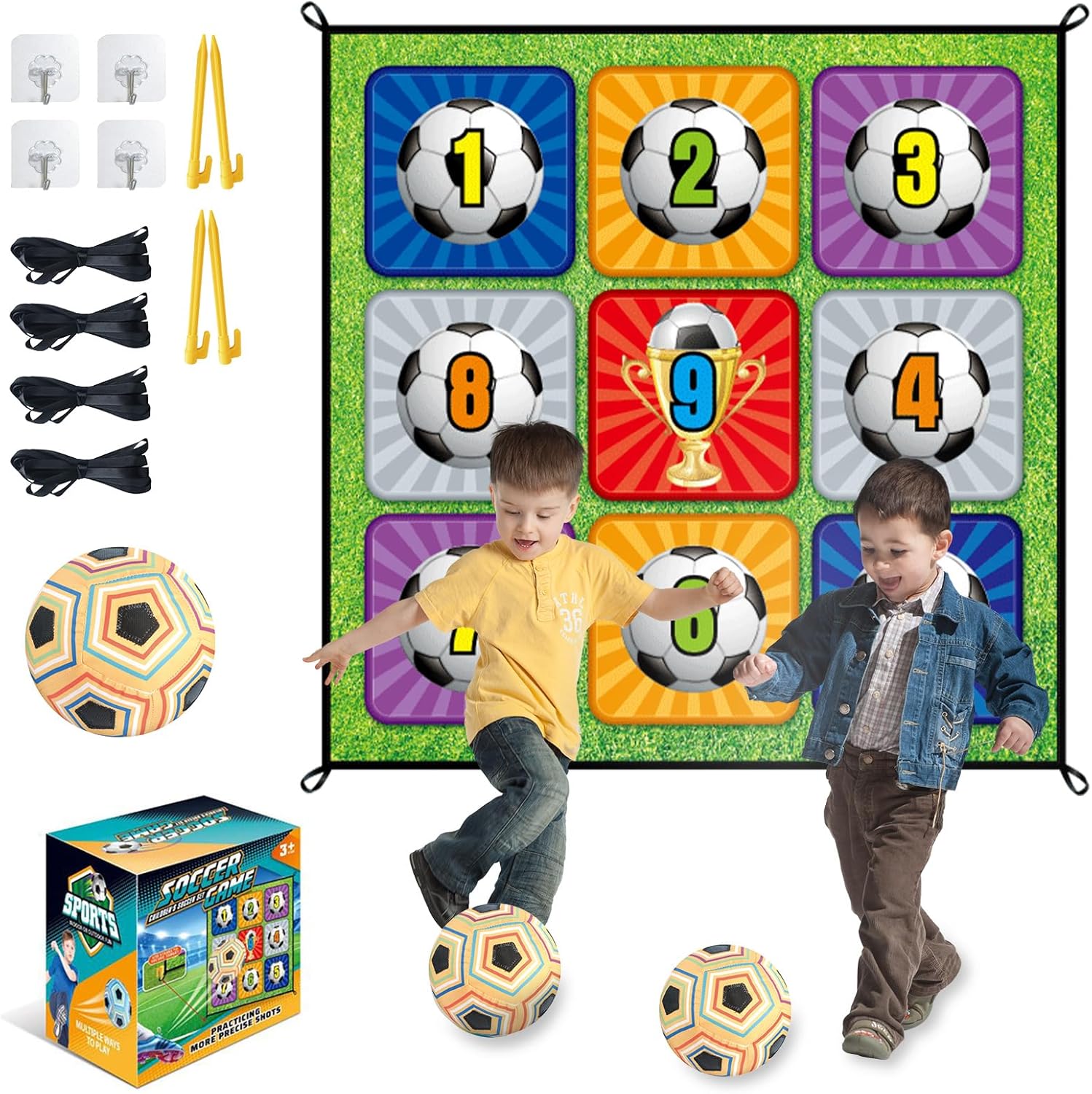 Soccer Goal Games Set Backyard/Outdoor/Indoor Mini Soccer