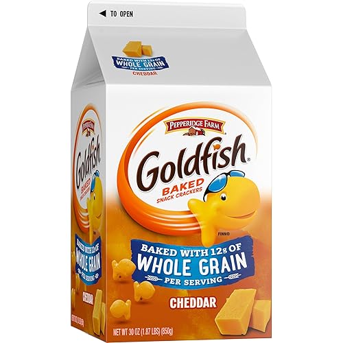 Miniatura 82 de Pepperidge Farm Goldfish Graham de grano entero, bollo de miel, 1 oz, paquete de 300
