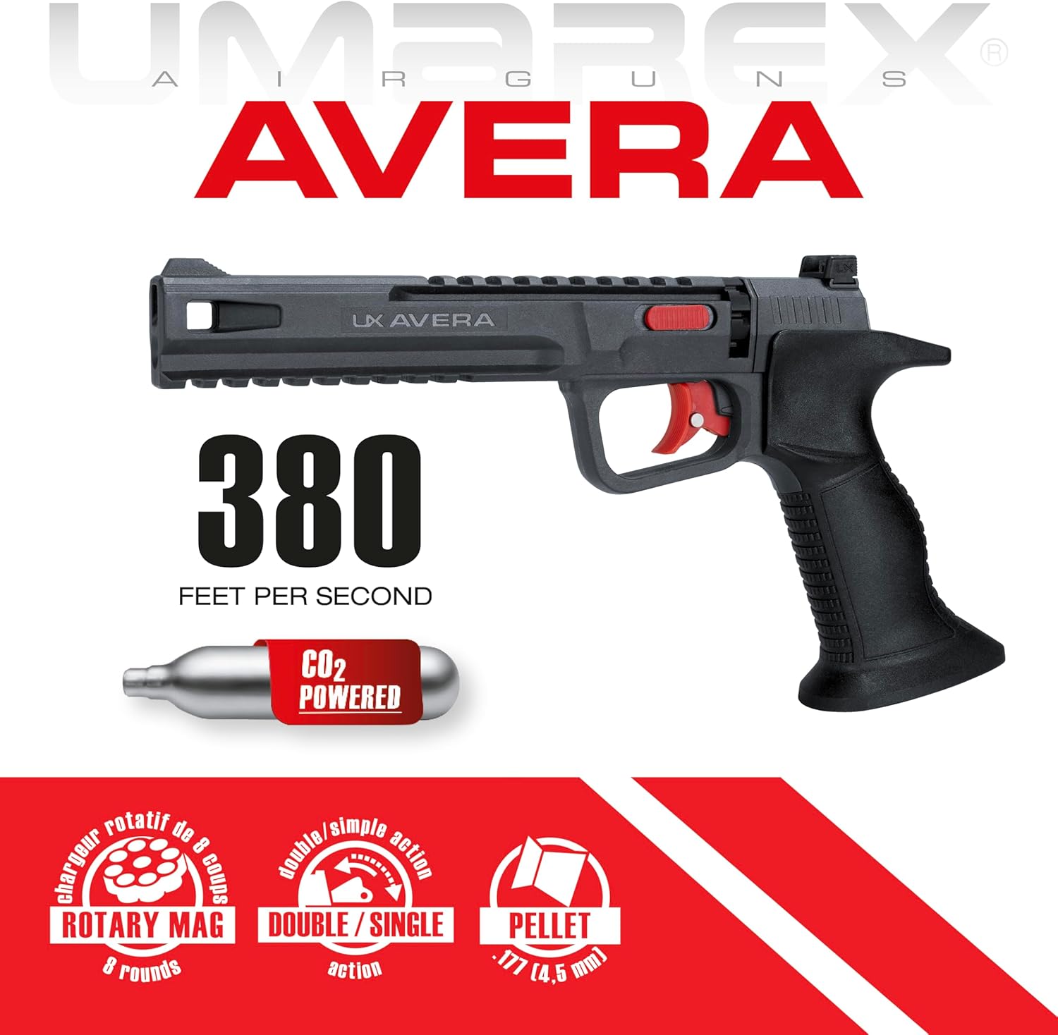 Umarex Avera .177 Caliber Pellet Gun Air Pistol