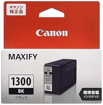 Canon PFI-1300 MBK マットブラック　純正インクカートリッジ Amazon.co.jp: canon キヤノン 大判プリンタ インクタンク PFI