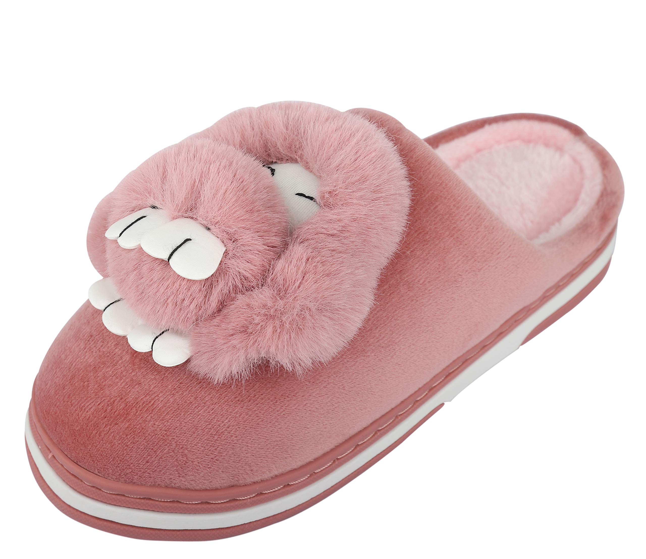 Dekkin Womens W828 Peach Winter Fur Slipper/Flip Flops - 5 UK To 6 UK (B08RNZVSZY) Amazon Price History, Amazon Price Tracker