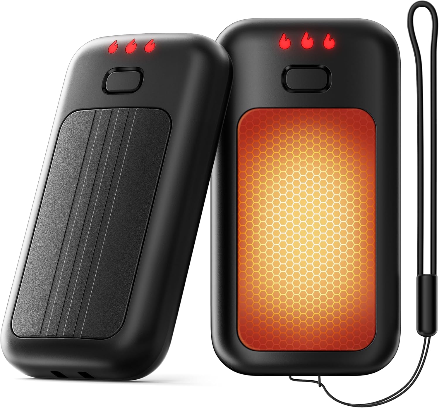 Rechargeable Hand Warmers – 2-Pack Pocket Heaters for Camping & Gifts