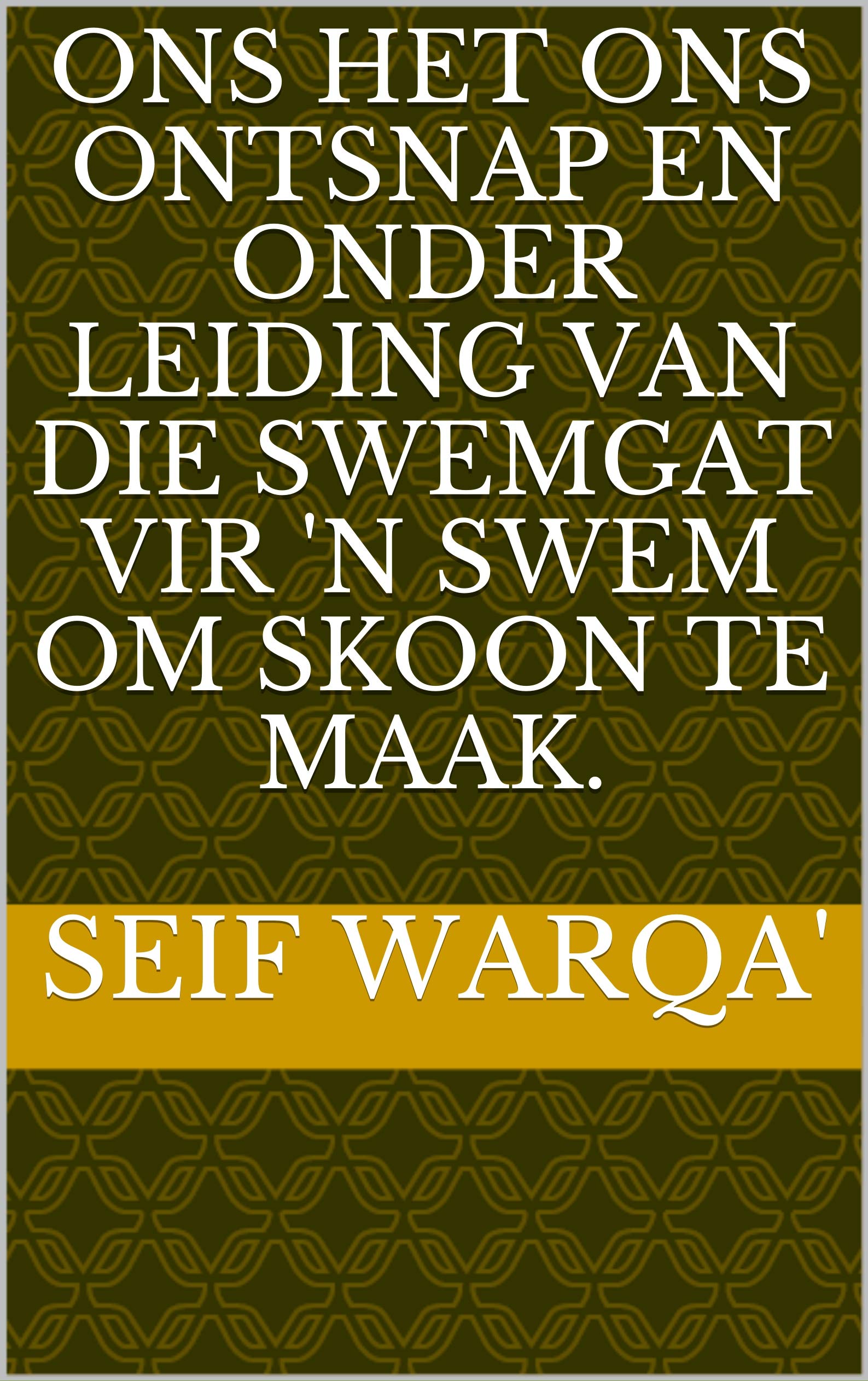 Buy Ons het ons ontsnap en onder leiding van die swemgat vir 'n swem om skoon te maak