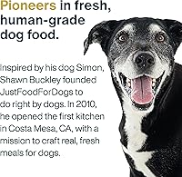 Vista 5 de JustFoodForDogs Frozen Fresh - Alimento para perros de peso saludable, comida completa o comida para perros, pescado y batata y venado y calabaza
