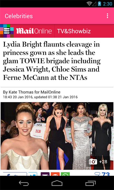 Celebrities news - App on Amazon Appstore