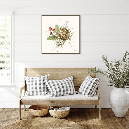 Miniatura 6 de Amanti Art Framed Canvas Wall Art 30x30 Winter Blooms VI by Lisa Audit, Framed Wall Art Canvas, Nature Artwork, Traditional Decor, Large Poster