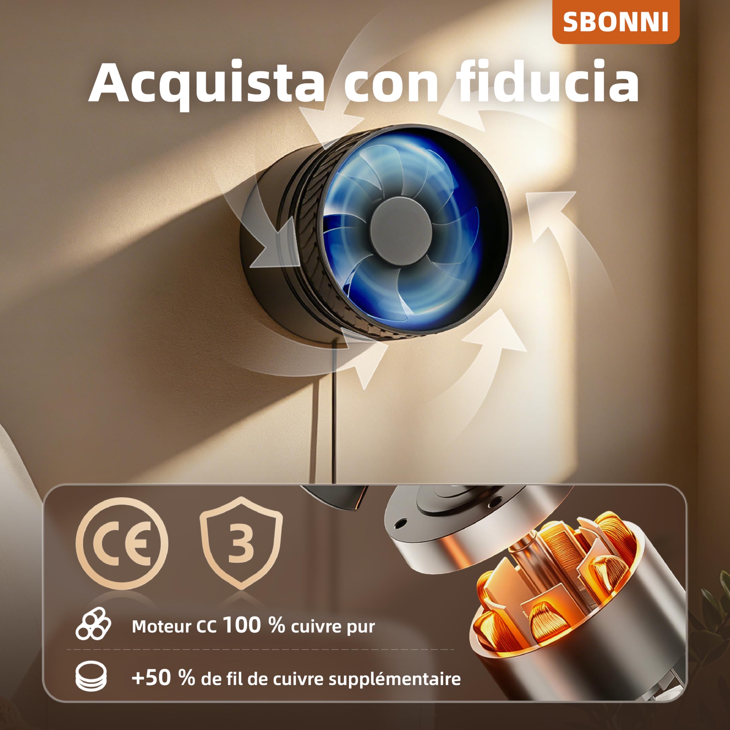 Ventilatore da Condotto 100 mm con Timer, Ventola Aspirazione 8 Velocità 310 m³/h, con Protezione da Surriscaldamento, Estrattore Aria Inline per Serra, Bagno, Cantina, Garage, Cucina