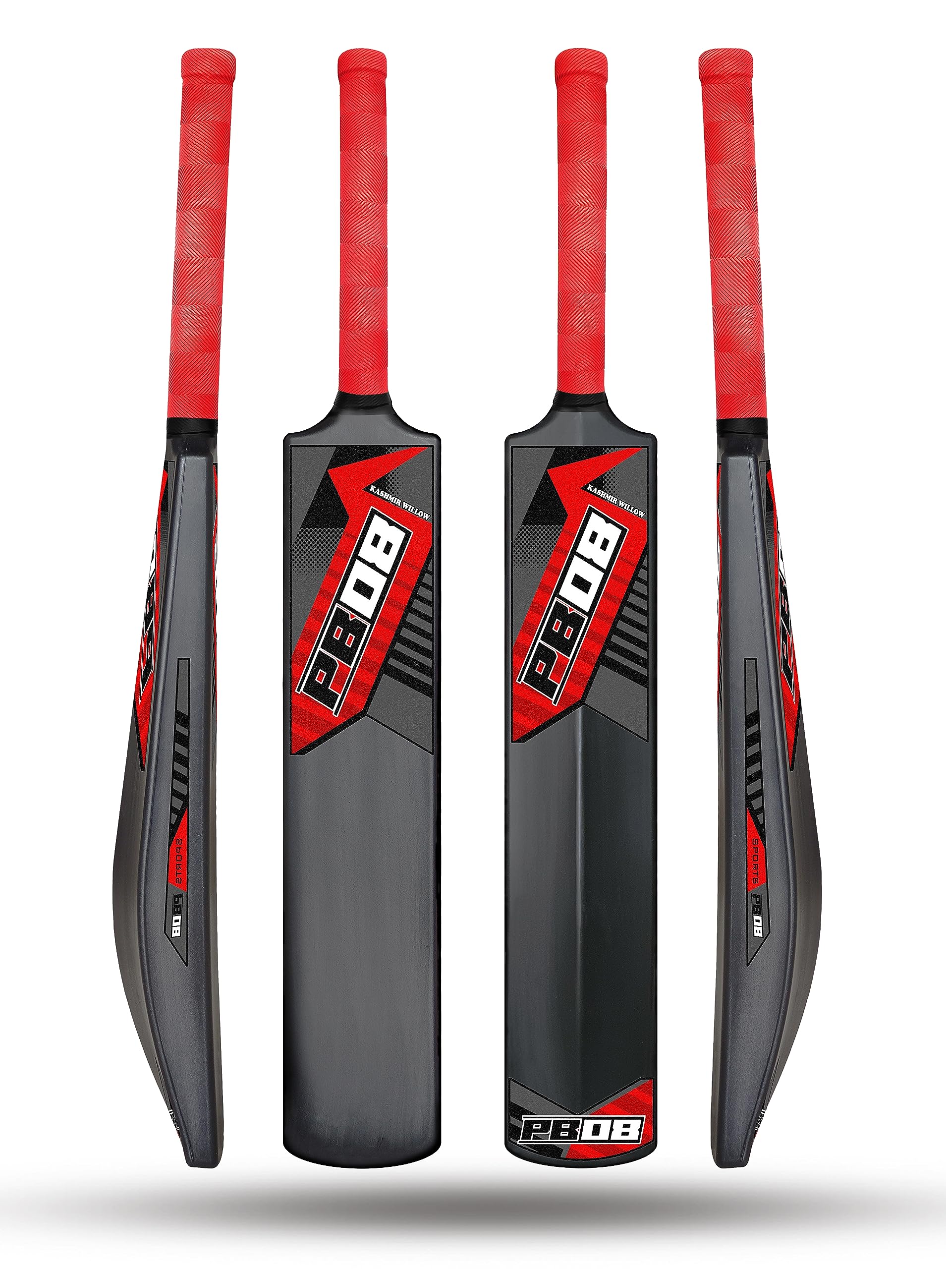 PB08 WINNING EVERYDAY Plastic Cricket Bat for Tennis Ball, Full Size Plastic Bat, Black Plastic Cricket Bat